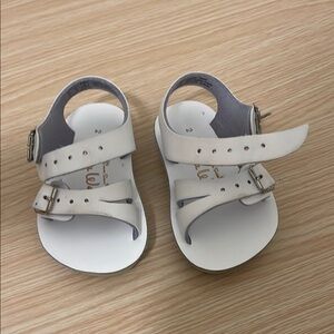 Salt Water Sandals White Adjustable Strap Sandals